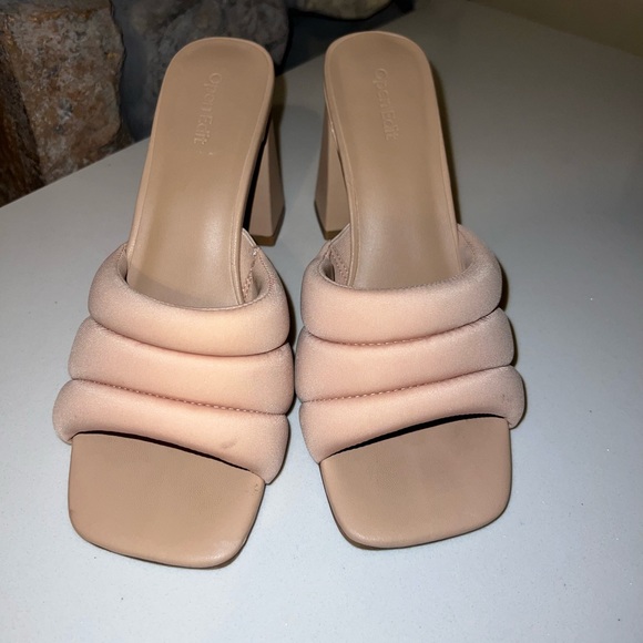 OPEN EDIT Sheena Sandal In Beige size 8.5 - Picture 2 of 8